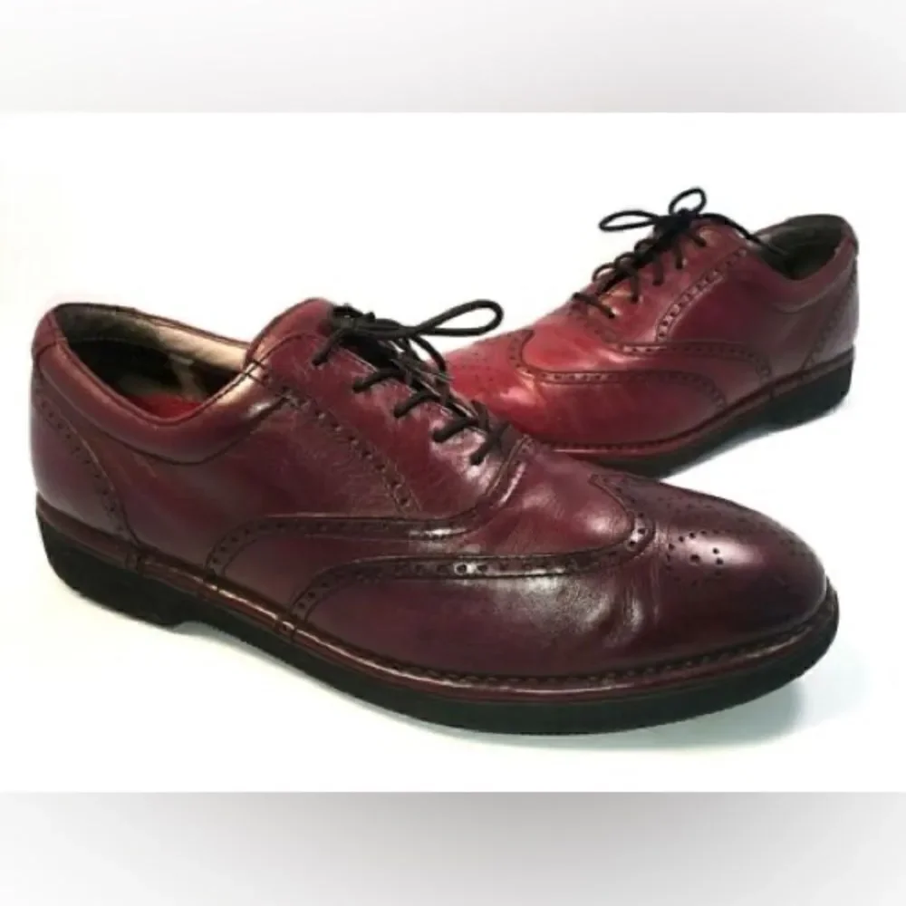 DresSports by Rockport Leather Upper Brown Oxford Shoe Size 13